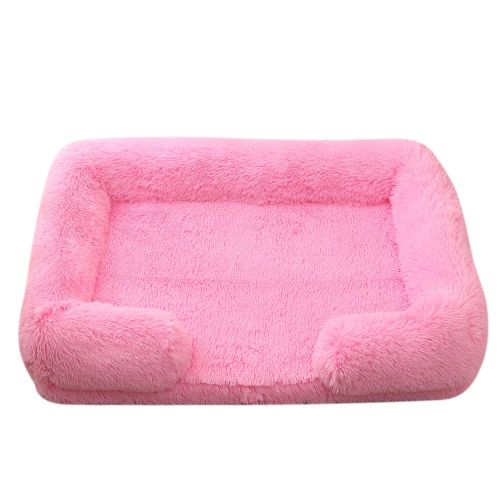 Doghouse Cathouse Plush Round Pet Bed